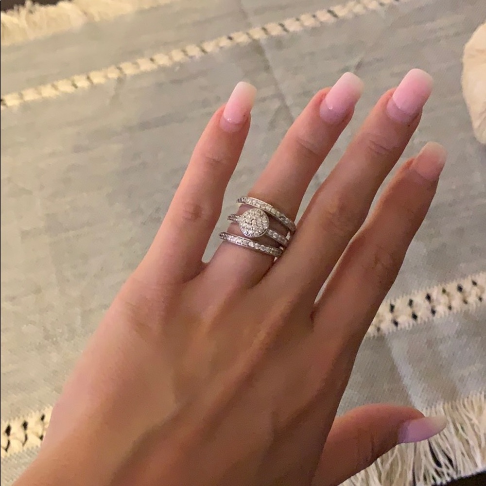 Three Silver Stackable Rings - image 2